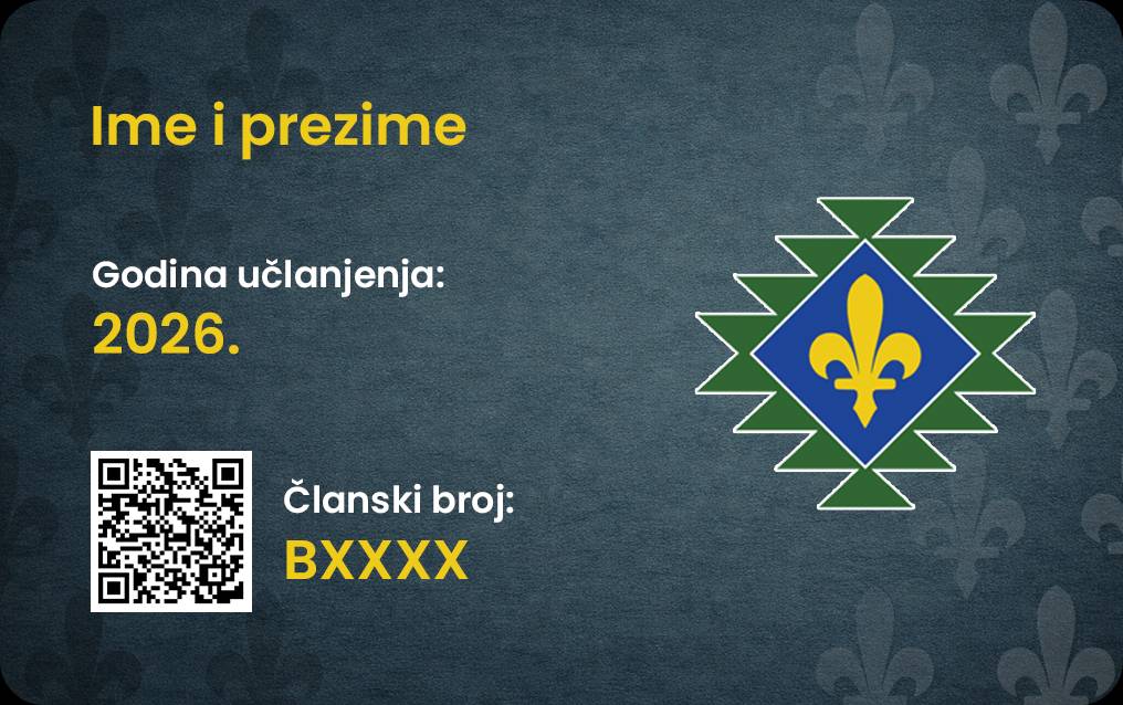 Plava kartica zadnja strana